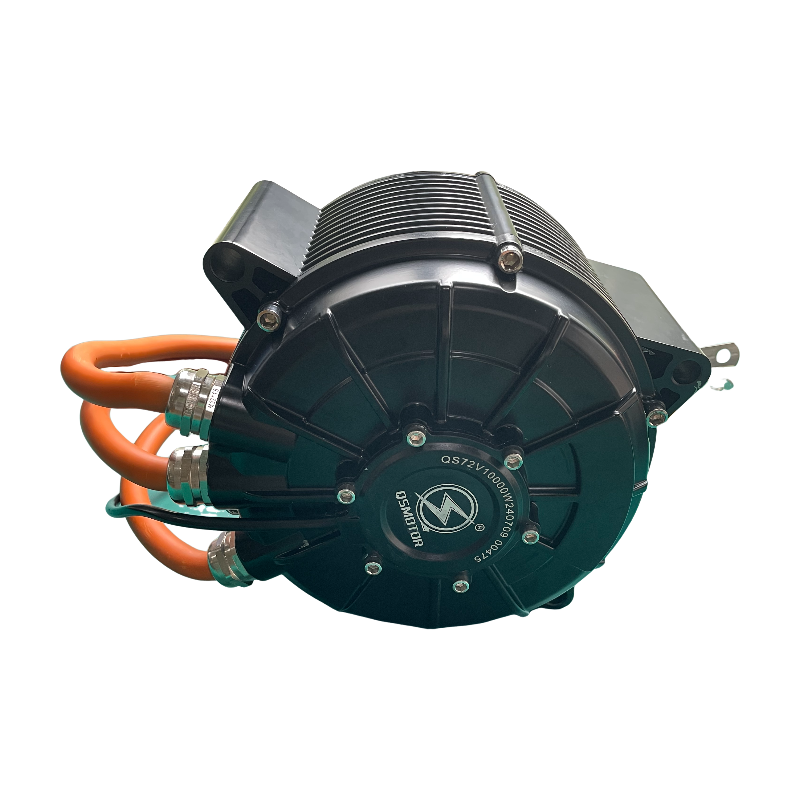 QSMOTOR QS165 60H V3 10KW Mid-drive PMSM Motor with Internal Gearbox