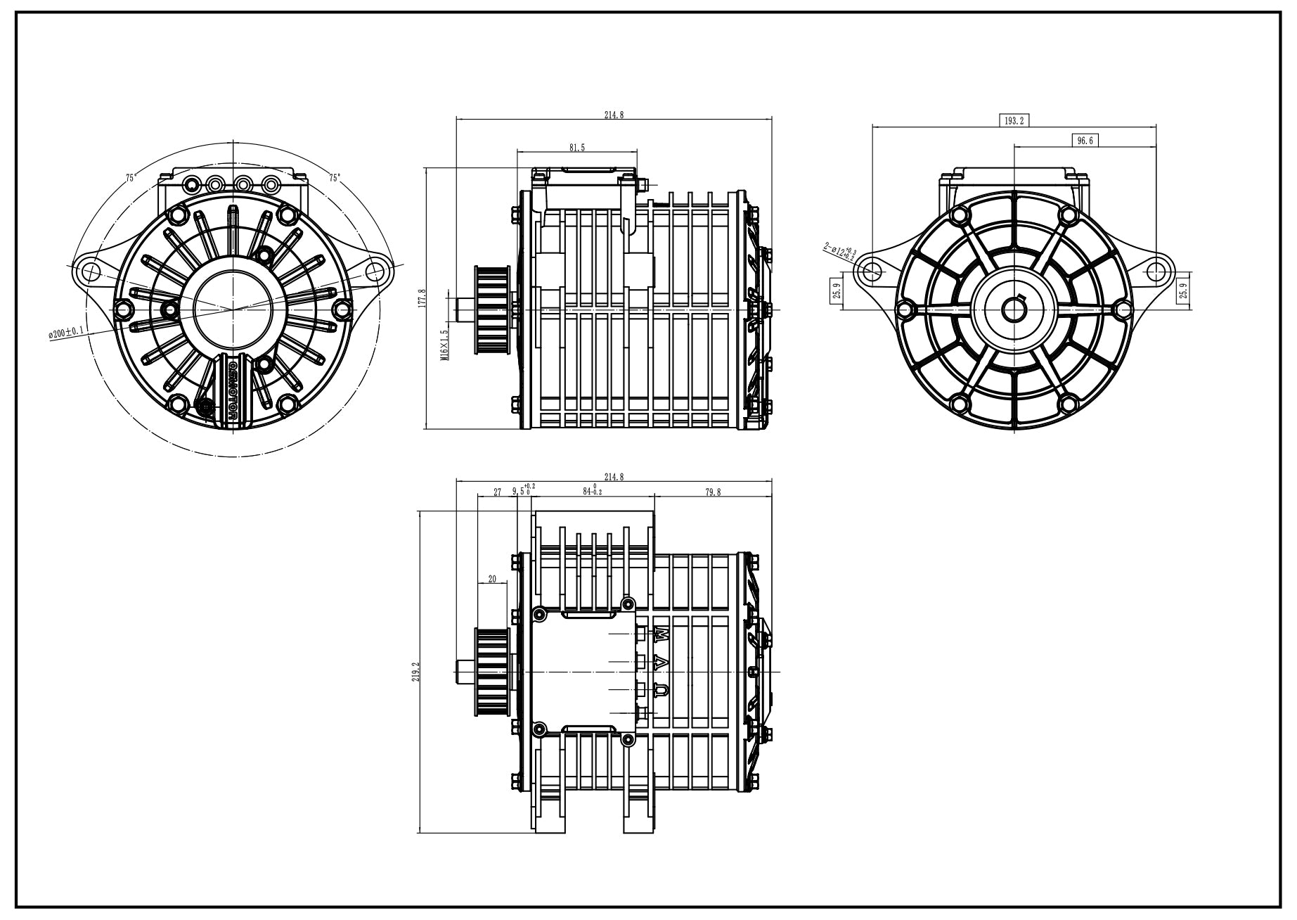QS MOTOR QS138 70H 3000w V2 Mid Drive PMSM Motor