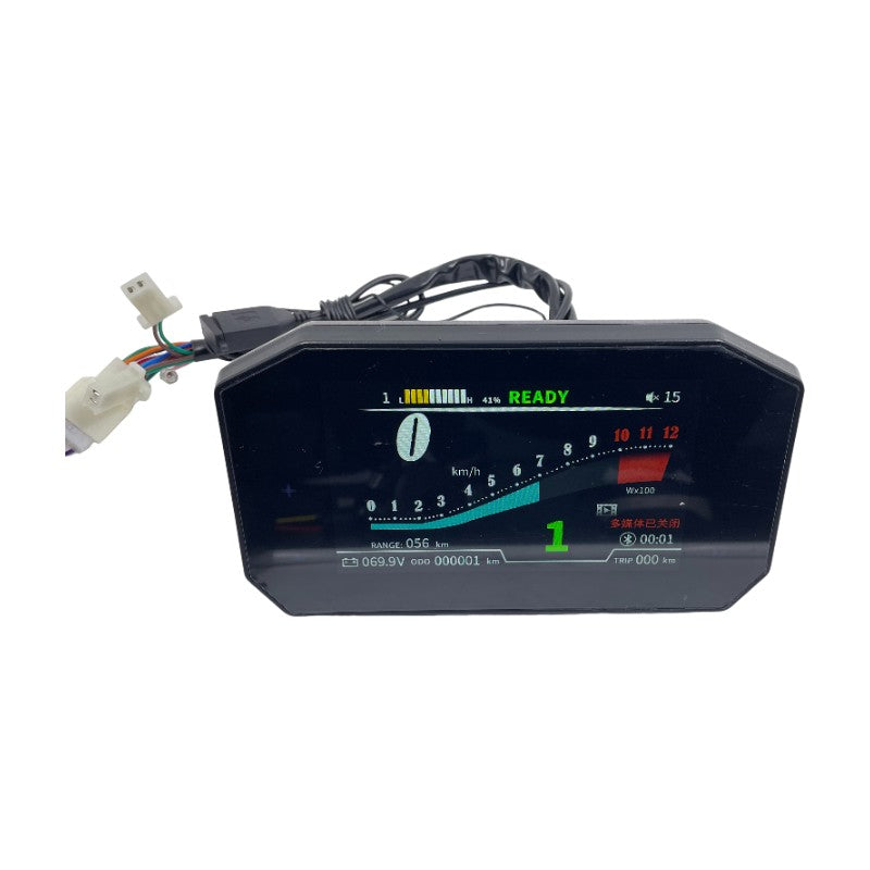 5 Inch Electric Bike TFT Speedometer Display 48V-120V