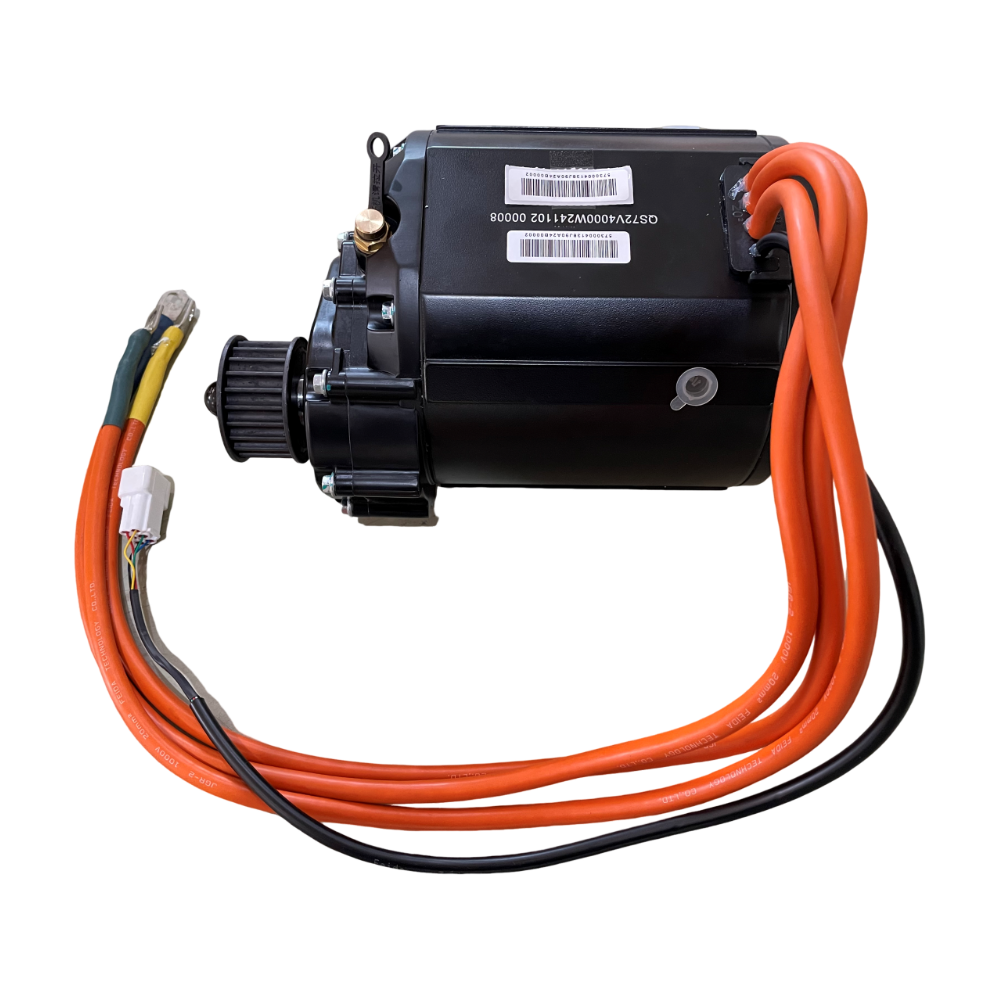 QS MOTOR Water Cooled QS138 90H 4000W 72V V3 120KPH Mid Drive PMSM Motor with Gearbox