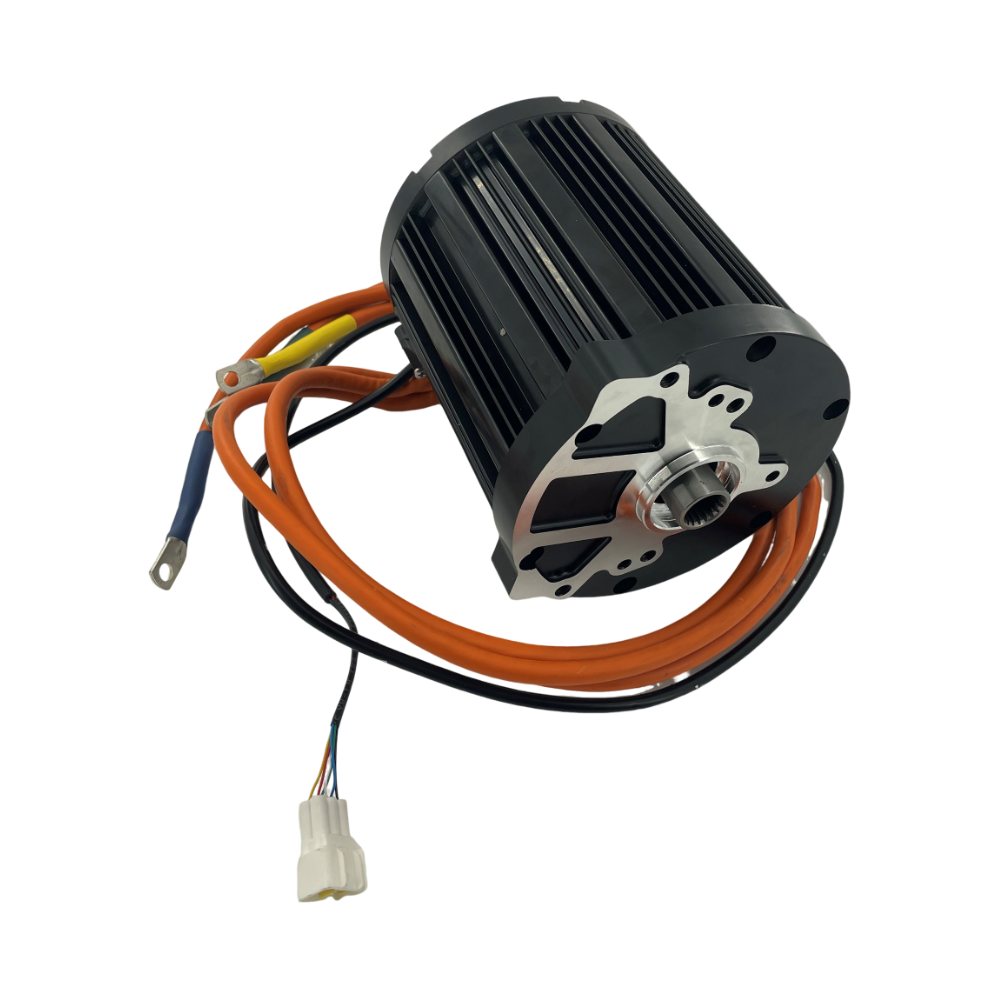 QS138 90H 4000W Centre Mount Inner Spline Shaft Motor For ATV UGV
