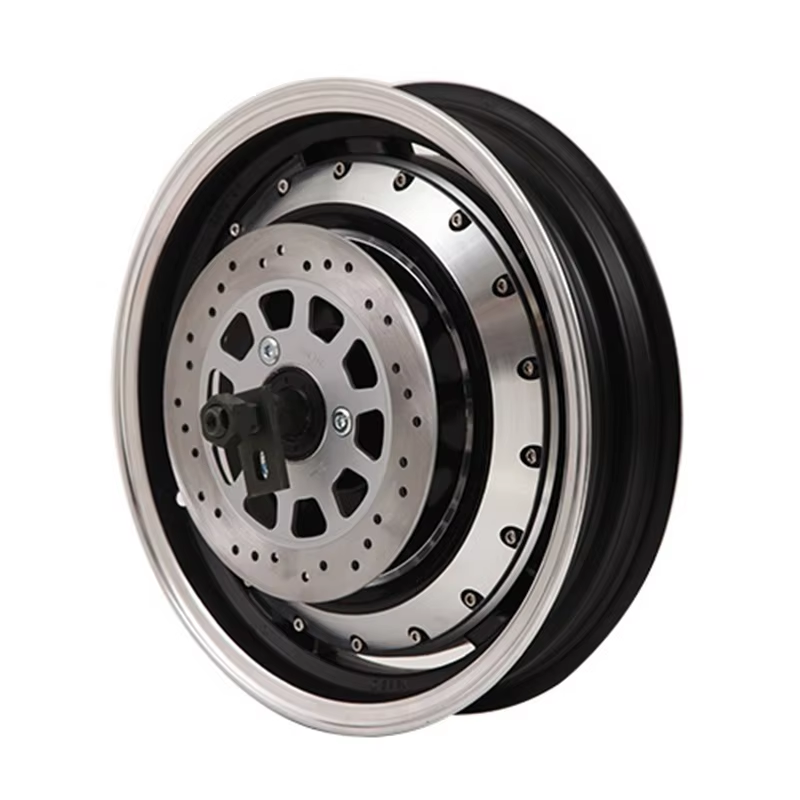 QS Motor 14 Inch 273 Electric Motorcycle In-Wheel Hub Motor(40H) 3000W V2 Type 72V( 48V-96V )